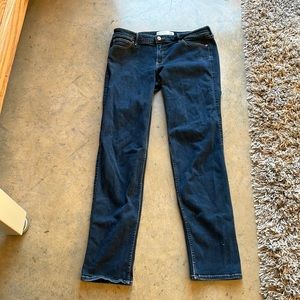 Abercrombie & Fitch Straight Mid Rise Jeans